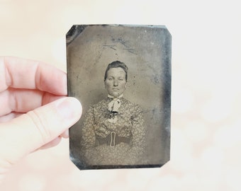 Antique Tin Type, Lady