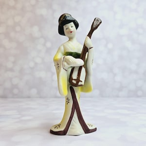 Vintage Geisha Girl Statue