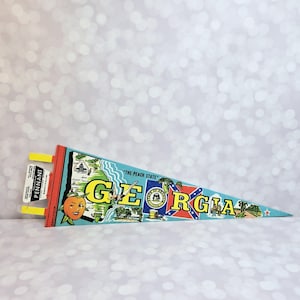 Vintage Georgia Souvenir Pennant