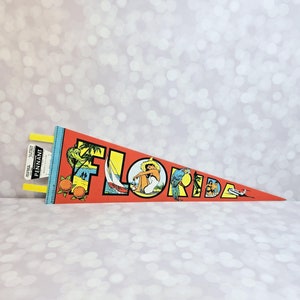 Vintage Florida Souvenir Pennant