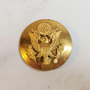 Vintage US Military Hat Badge Insignia