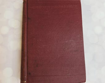 Vintage Nutrition Lippincott's Nursing Manual, 1935