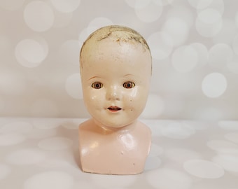 Vintage Composition Doll Head