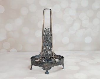 Antique Meridan Victorian Bride Basket Holder