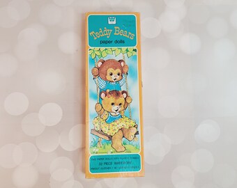 Vintage Teddy Bears Paper Dolls