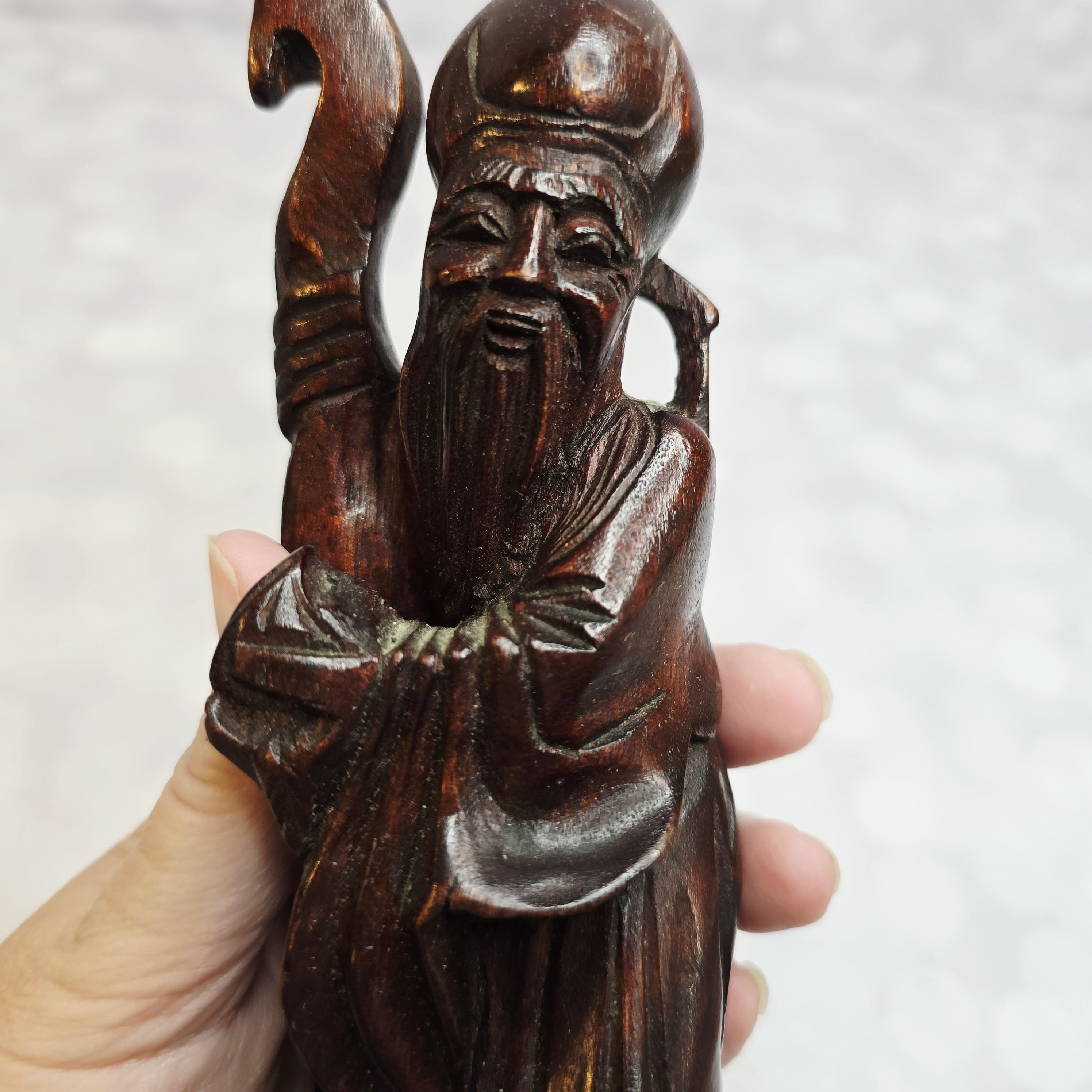 ヴィンテージの中国製不死長寿神像 - Etsy 日本