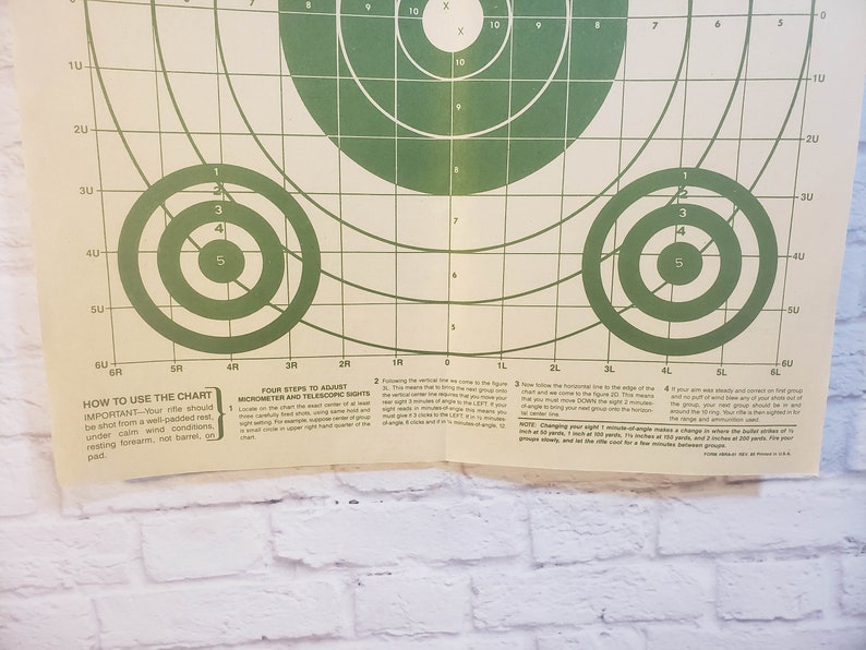 Vintage Remington Shooting Targets, Set of 10 Etsy Israel
