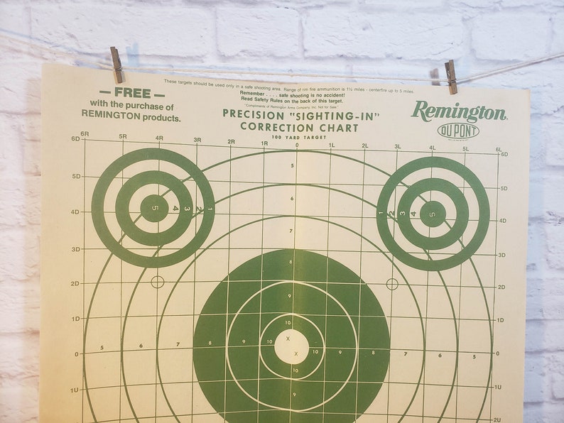 Vintage Remington Shooting Targets, Set of 10 Etsy Israel