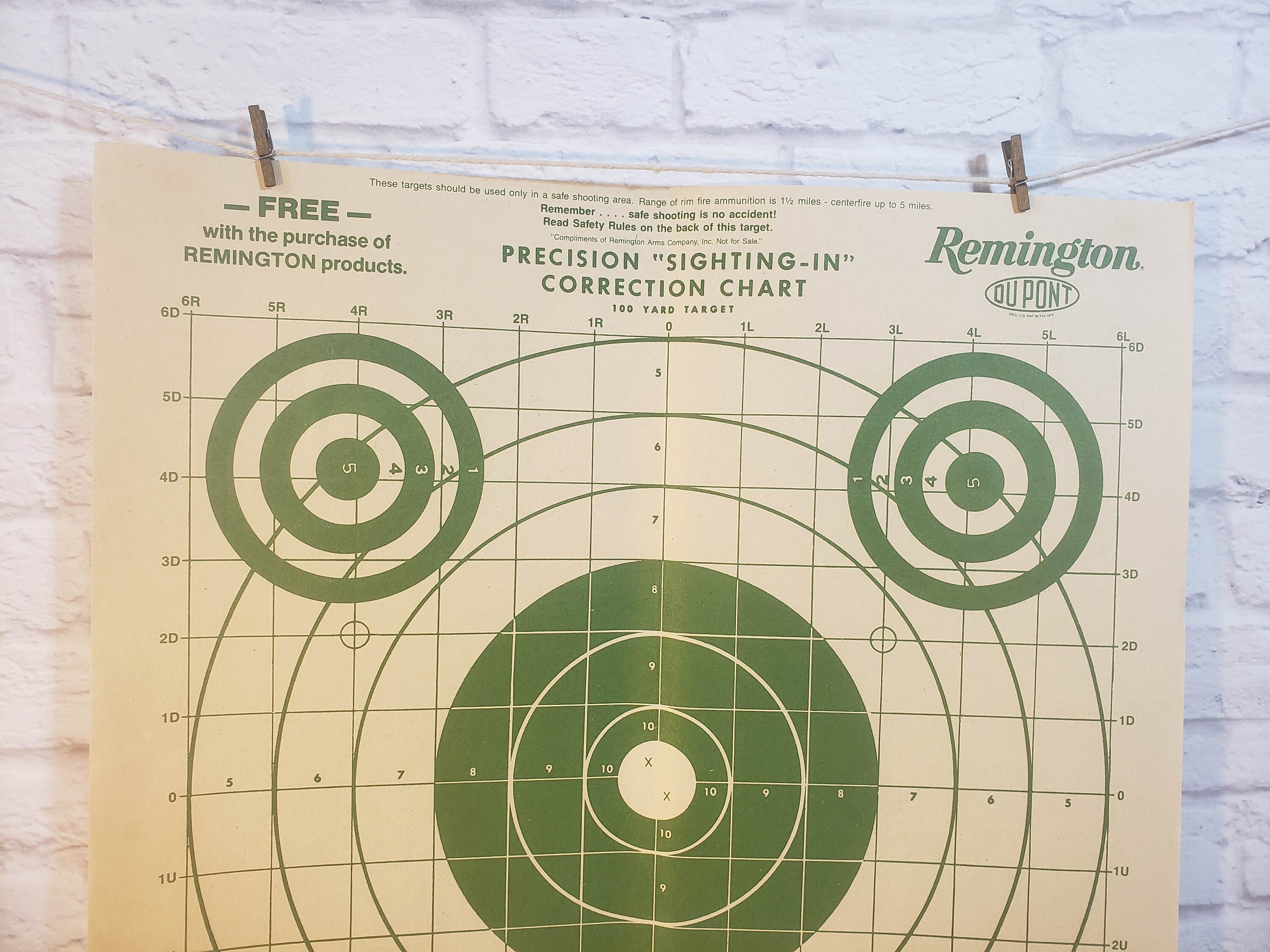 Vintage Remington Target Set of 5 Etsy