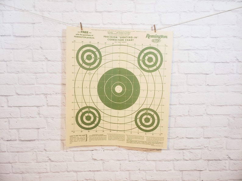 Vintage Remington Shooting Targets, Set of 10 Etsy Israel