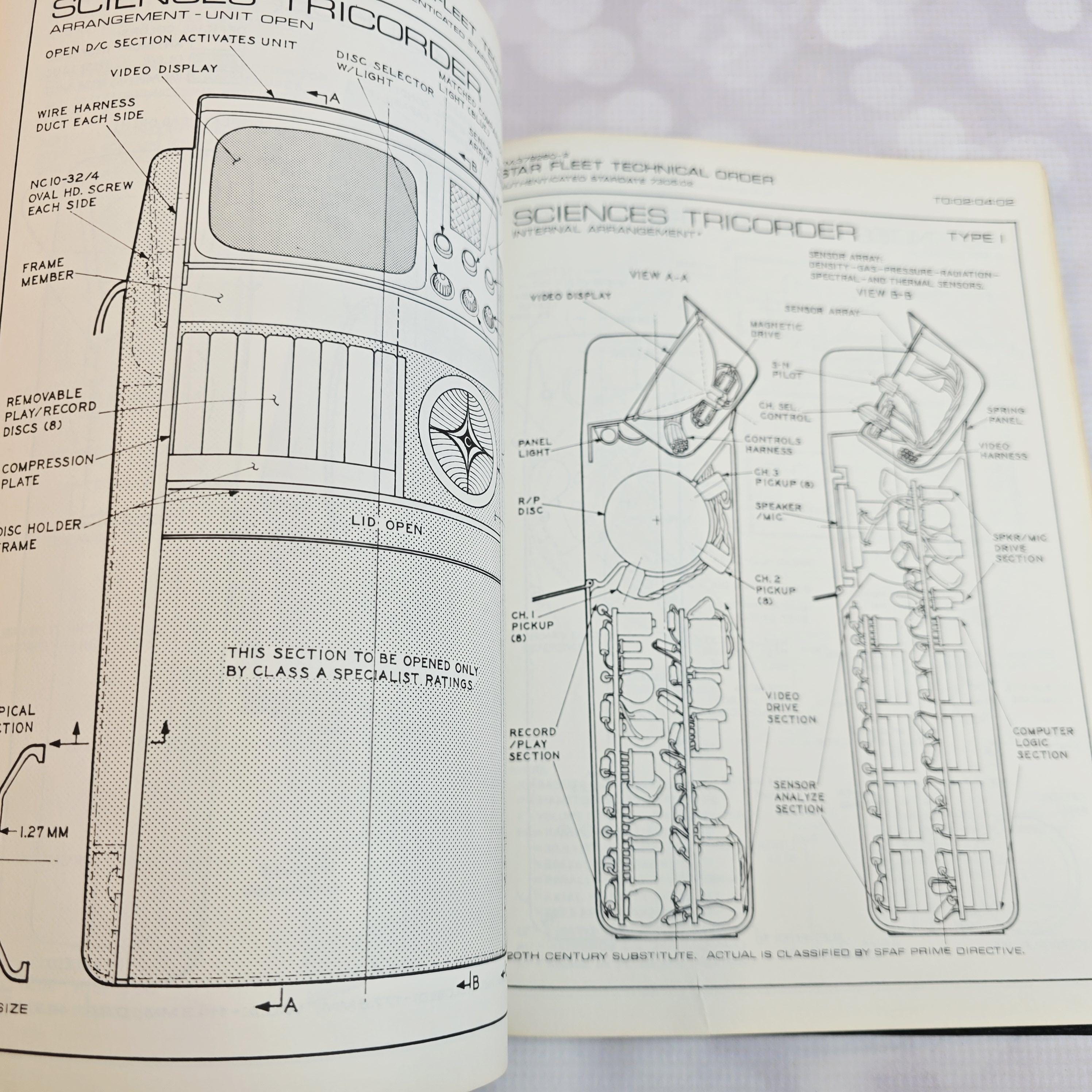 Vintage Star Trek Star Fleet Technical Manual, 1975 - Etsy
