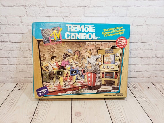Vintage Mtv Remote Control Game Etsy
