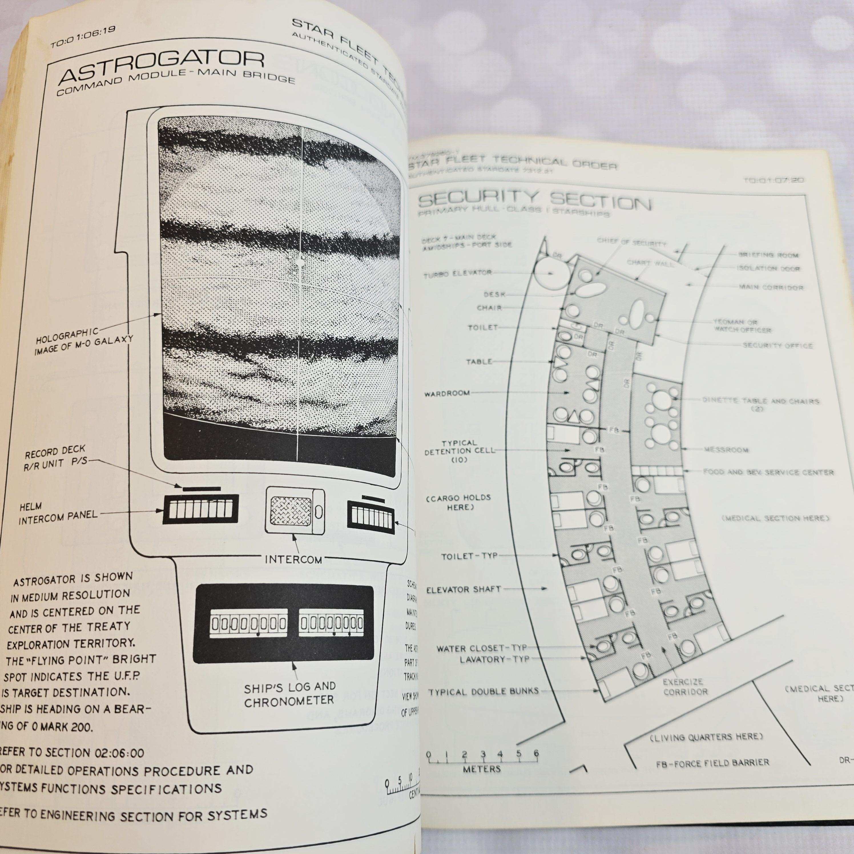 Vintage Star Trek Star Fleet Technical Manual, 1975 - Etsy