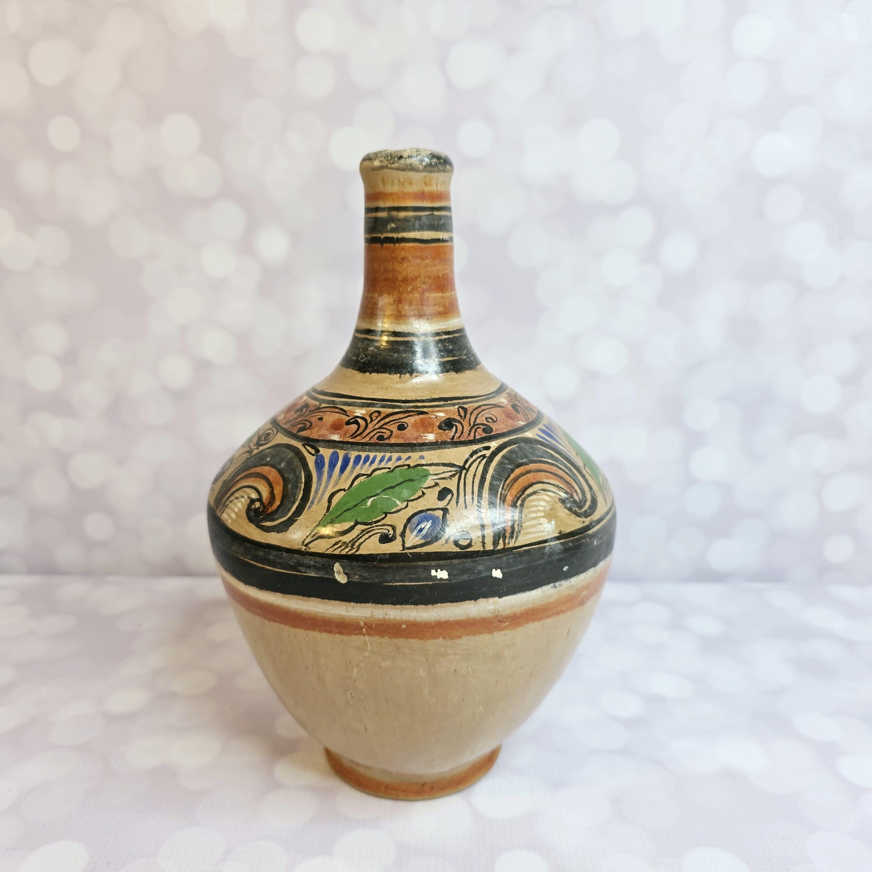 ヴィンテージ メキシコ陶器花瓶 - Etsy 日本