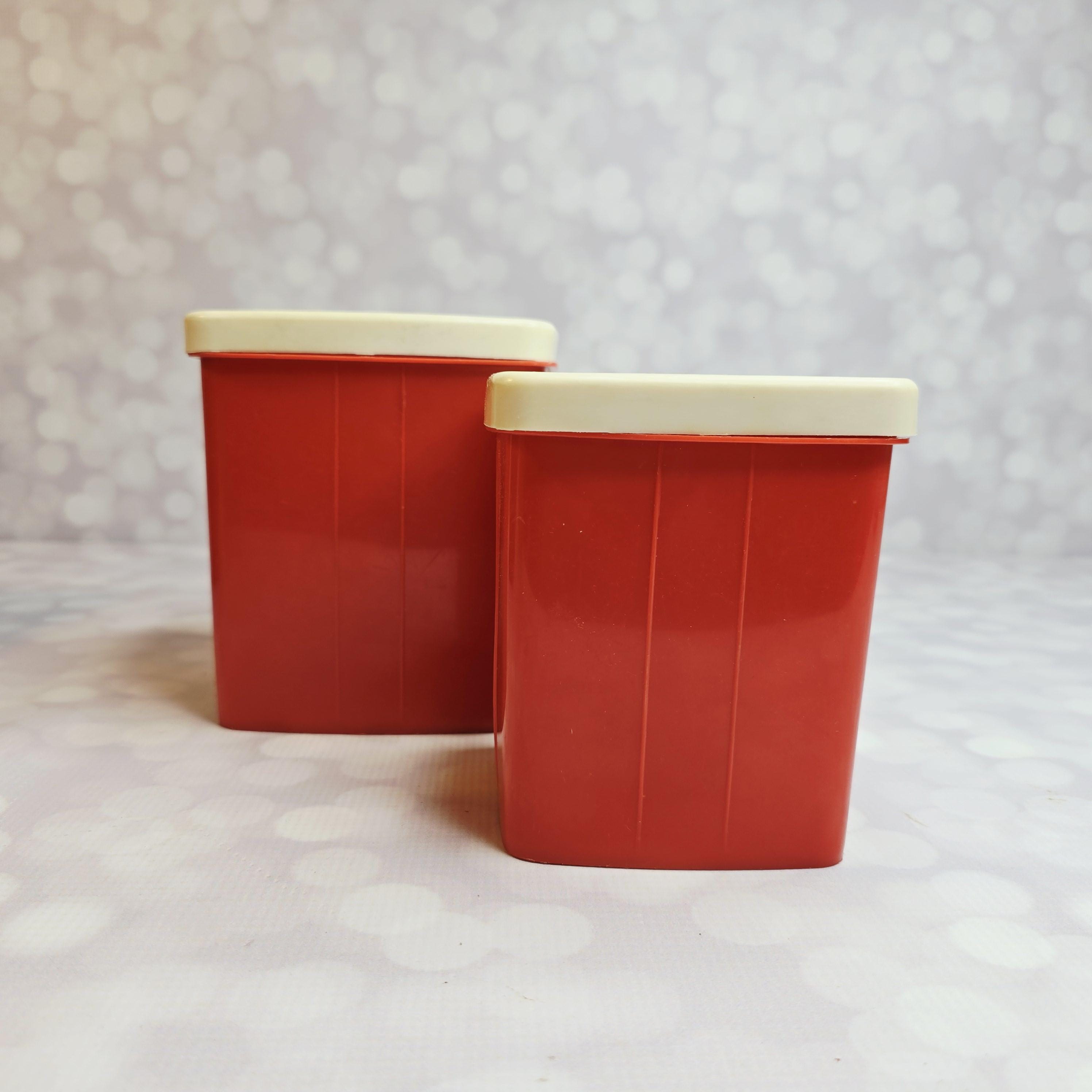 ヴィンテージ ミッドセンチュリー キャニスター 2個セット - Etsy 日本
