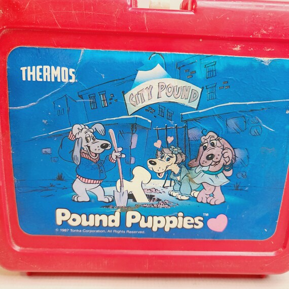 Vintage Pound Puppies Plastic Lunch Box View 3