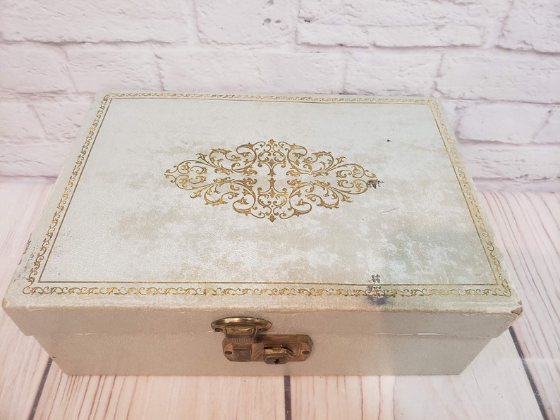 Vintage Blue Jewelry Box
