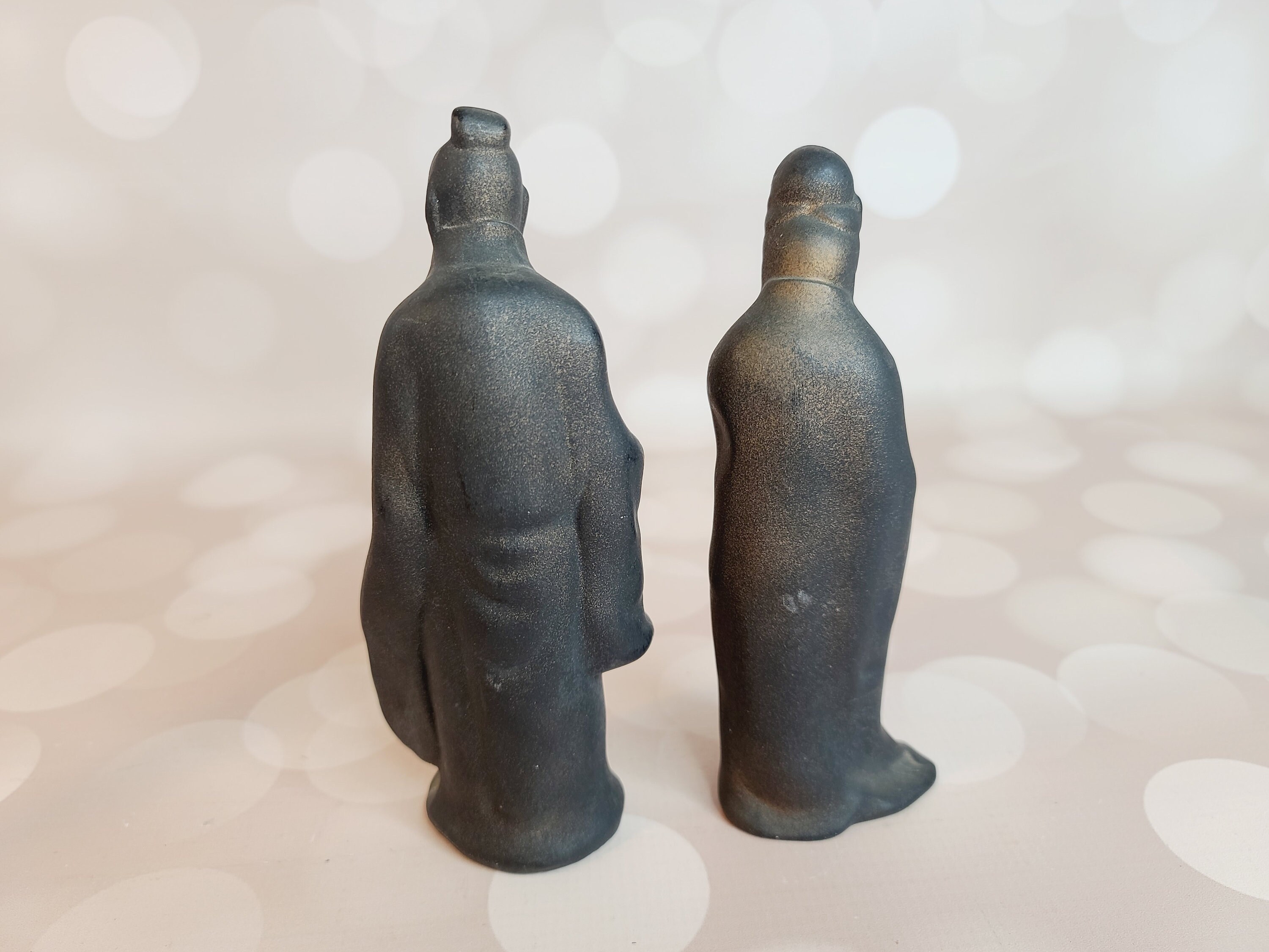 像　陶器製 ヴィンテージ中国彫像 2体セット - Etsy 日本