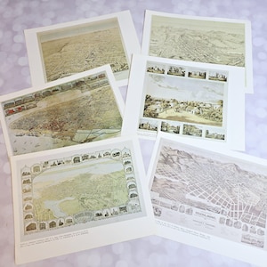 Mapa antiguo y famoso de la ciudad