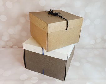 Vintage Hat Boxes, Square