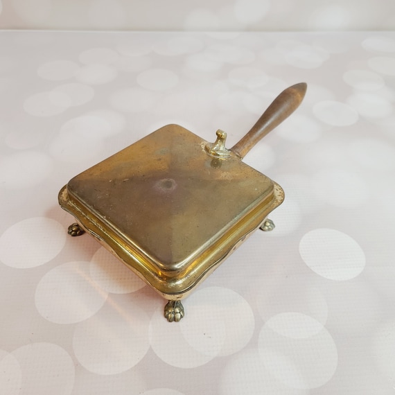 Vintage Brass Silent Butler - Etsy
