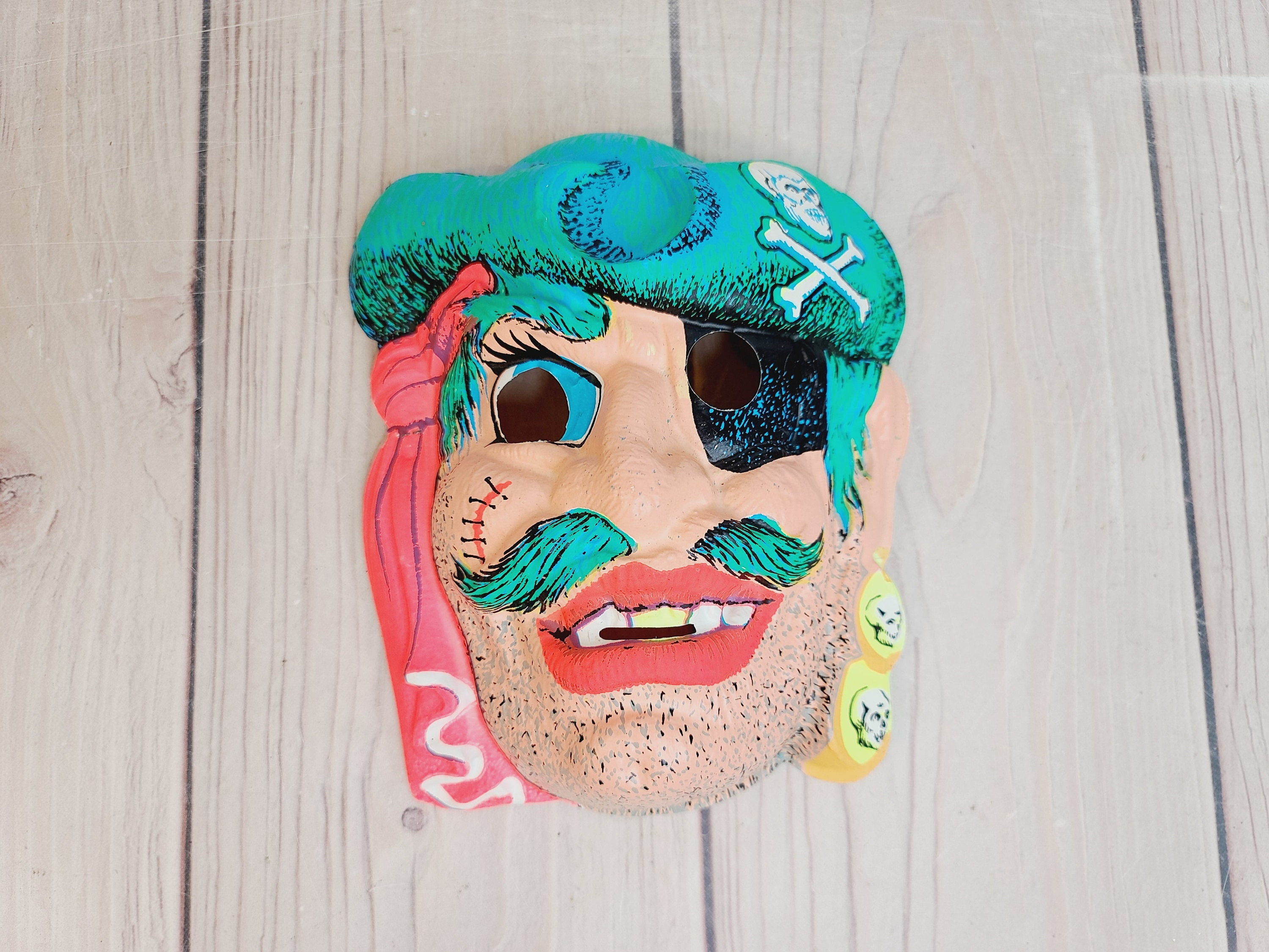 Vintage Pirate Halloween Mask - Etsy
