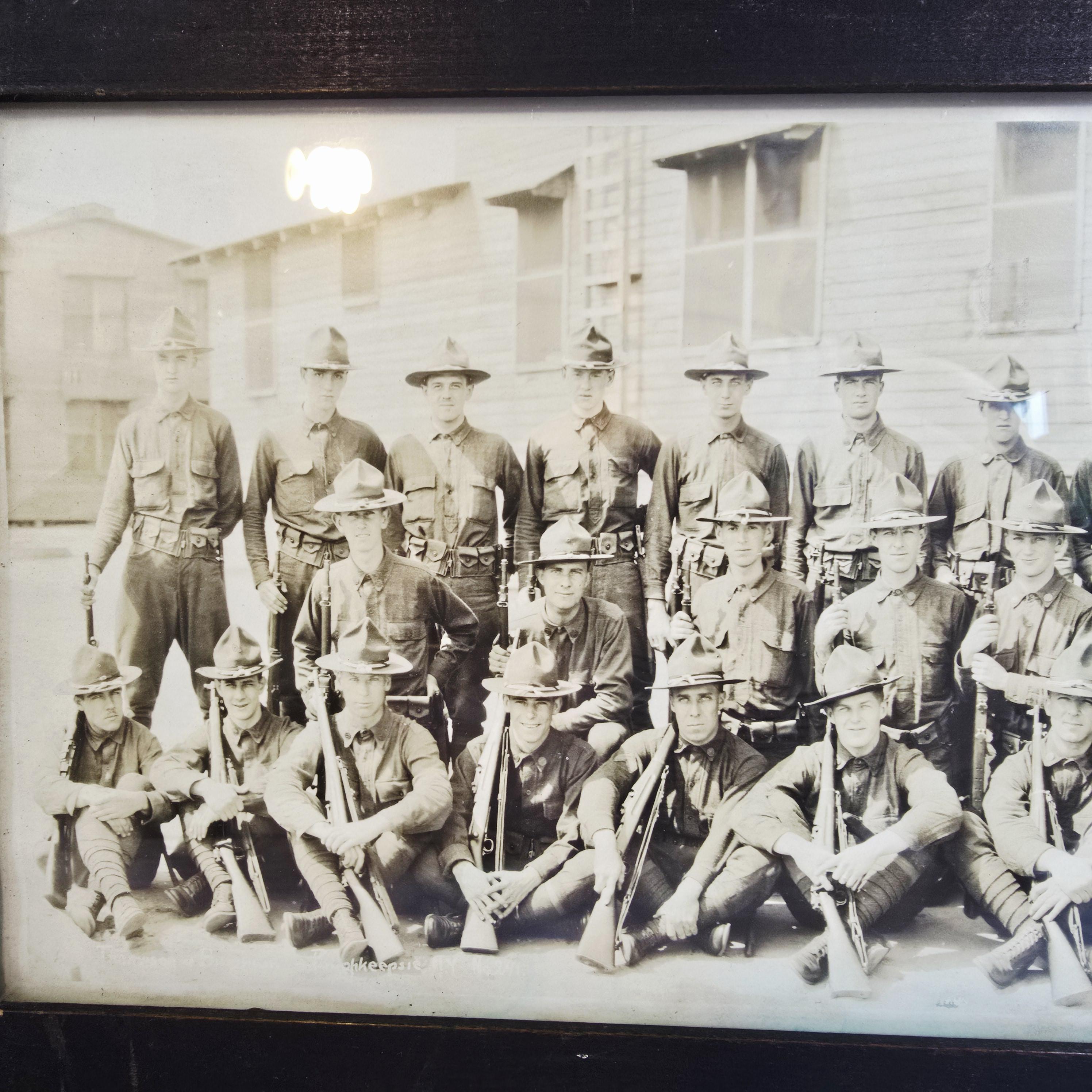 景色の写真 Vintage WWII Military Panoramic Yard Long Framed Photo - Etsy