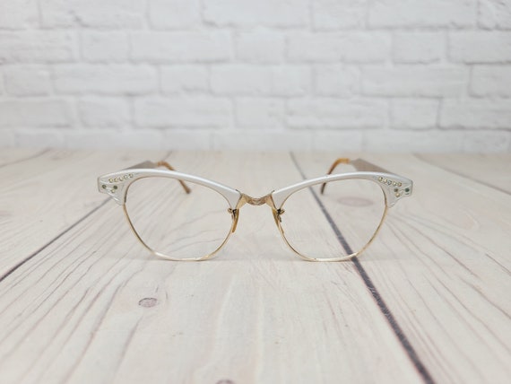 Vintage Eye Glasses, Horn Rimmed - image 1