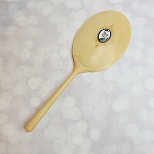 Vintage Celluloid Cameo Hand Mirror