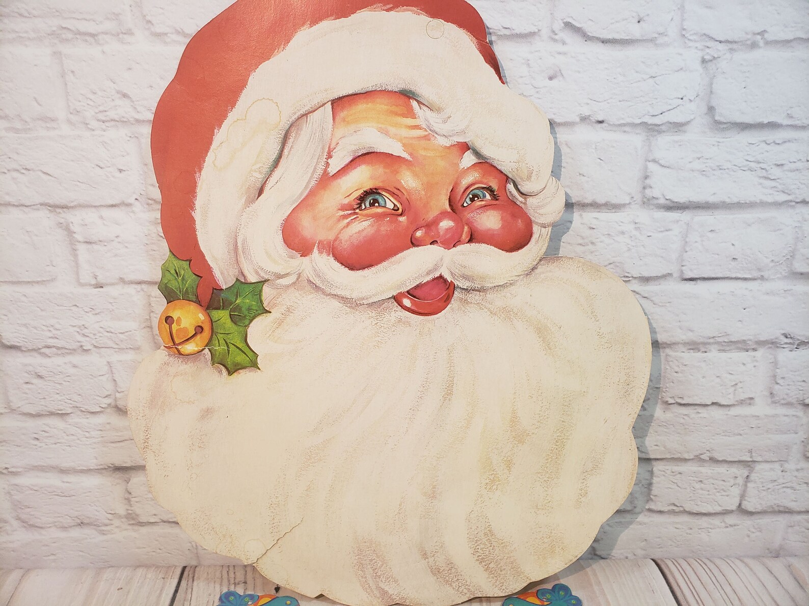 Vintage Die Cut Christmas Decor Set of 3 Etsy