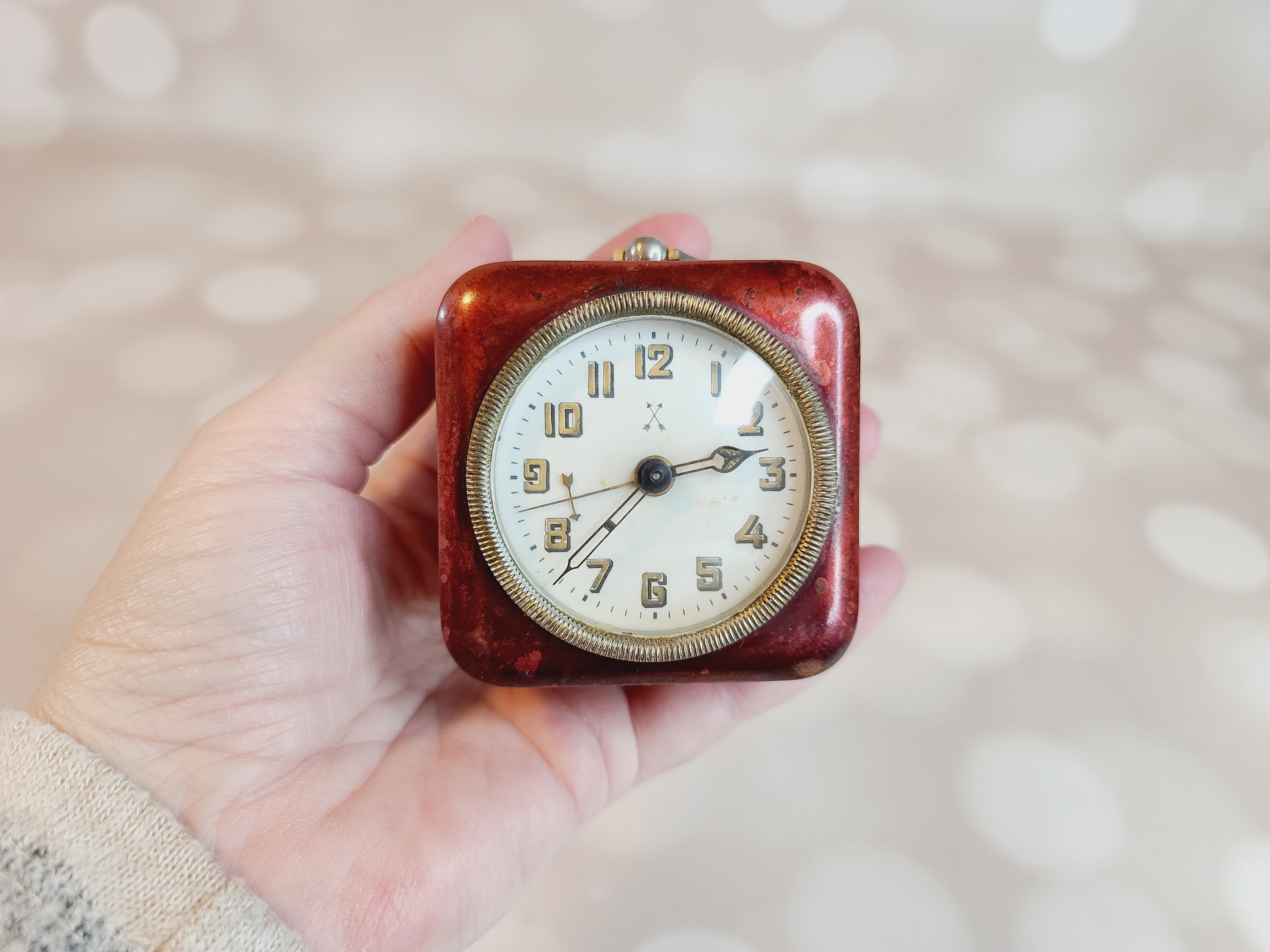 Antique Hamburg American Clock Company Alarm Clock - Etsy
