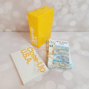 Vintage National Geographic Nahaufnahme USA Landkarte Kit