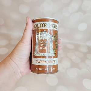 Vintage Olde Pub Flat Top Beer Can