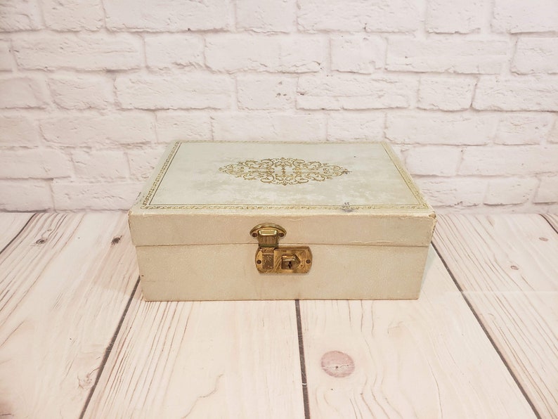 Vintage Blue Jewelry Box