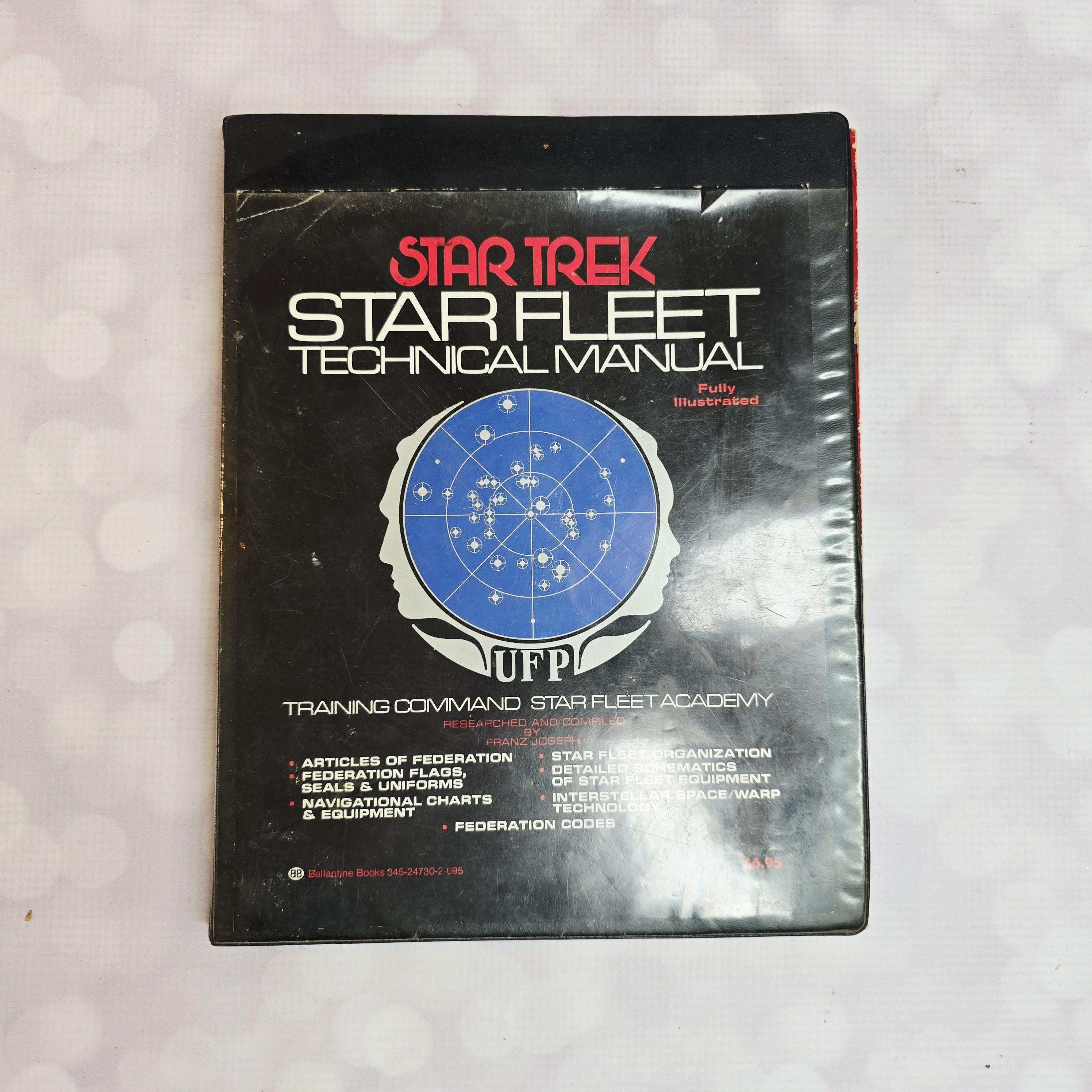 Vintage Star Trek Star Fleet Technical Manual, 1975 - Etsy