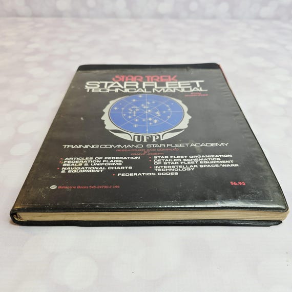 Vintage Star Trek Star Fleet Technical Manual, 1975 - Etsy