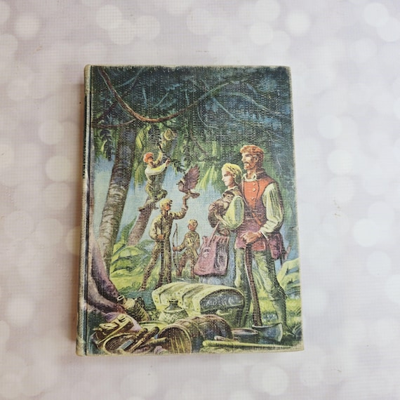 No.165 希少 アンティーク洋書 古書　ヒース ロビンソン ヴィンテージのスイスファミリーロビンソンの本、1949年 - Etsy 日本