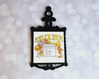 Receta de salvamanteles de sopa de guisantes partidos antiguos