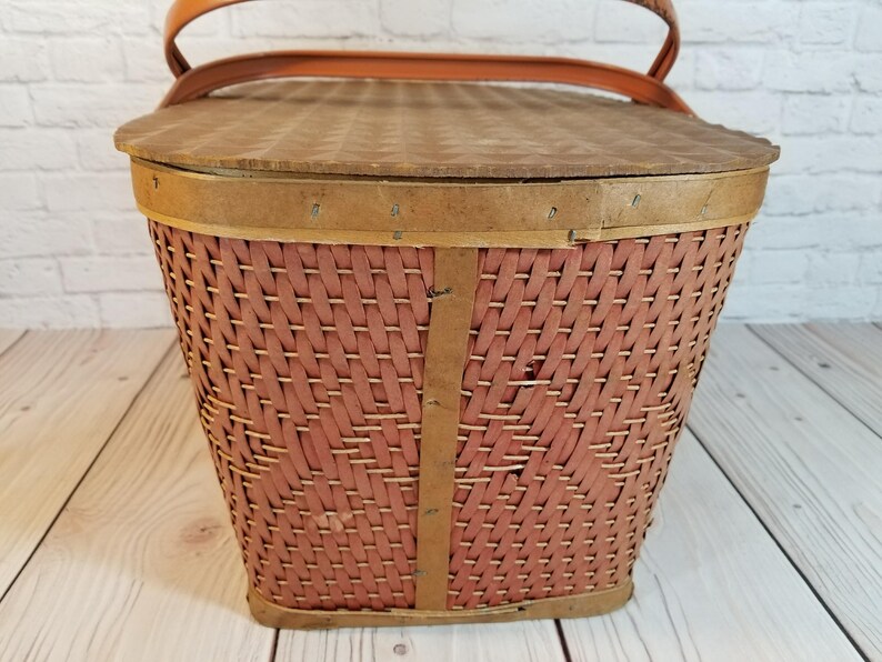 Vintage Picnic Basket Etsy