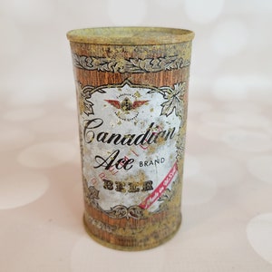 Vintage Canadian Ace Flat Top Beer Can