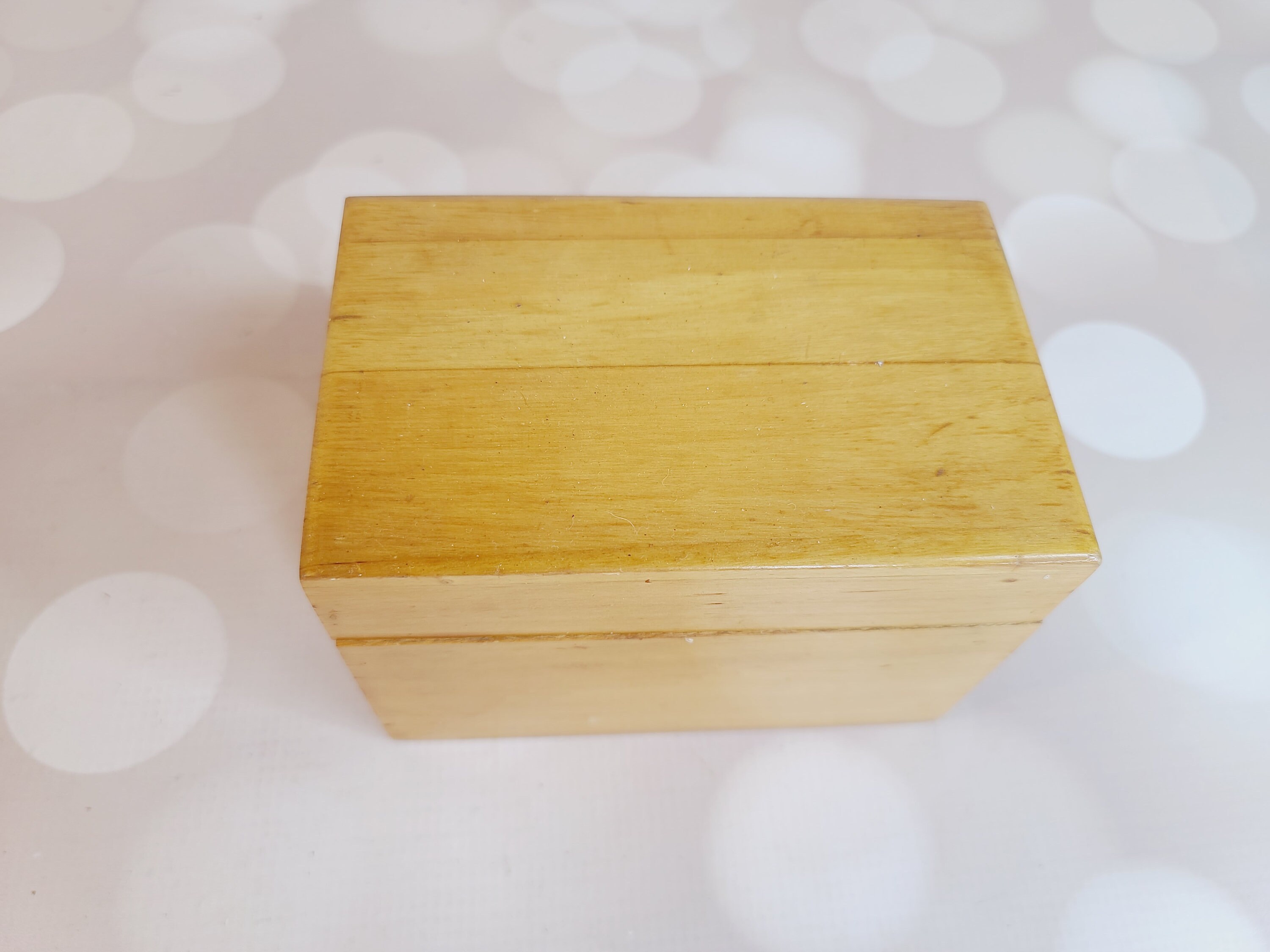 ヴィンテージ木製レシピボックス - Etsy 日本