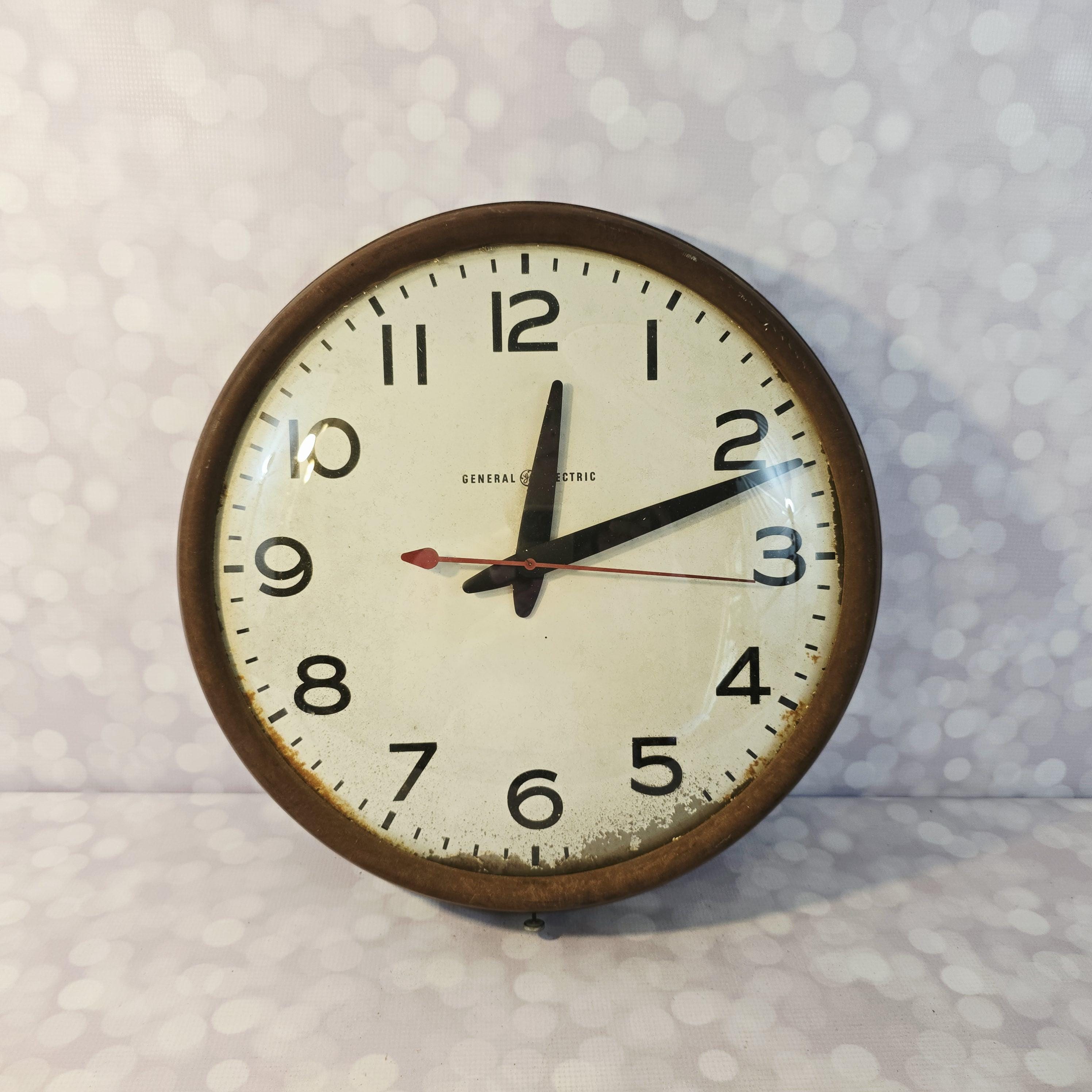 Vintage Telechron Wall Clock - Etsy