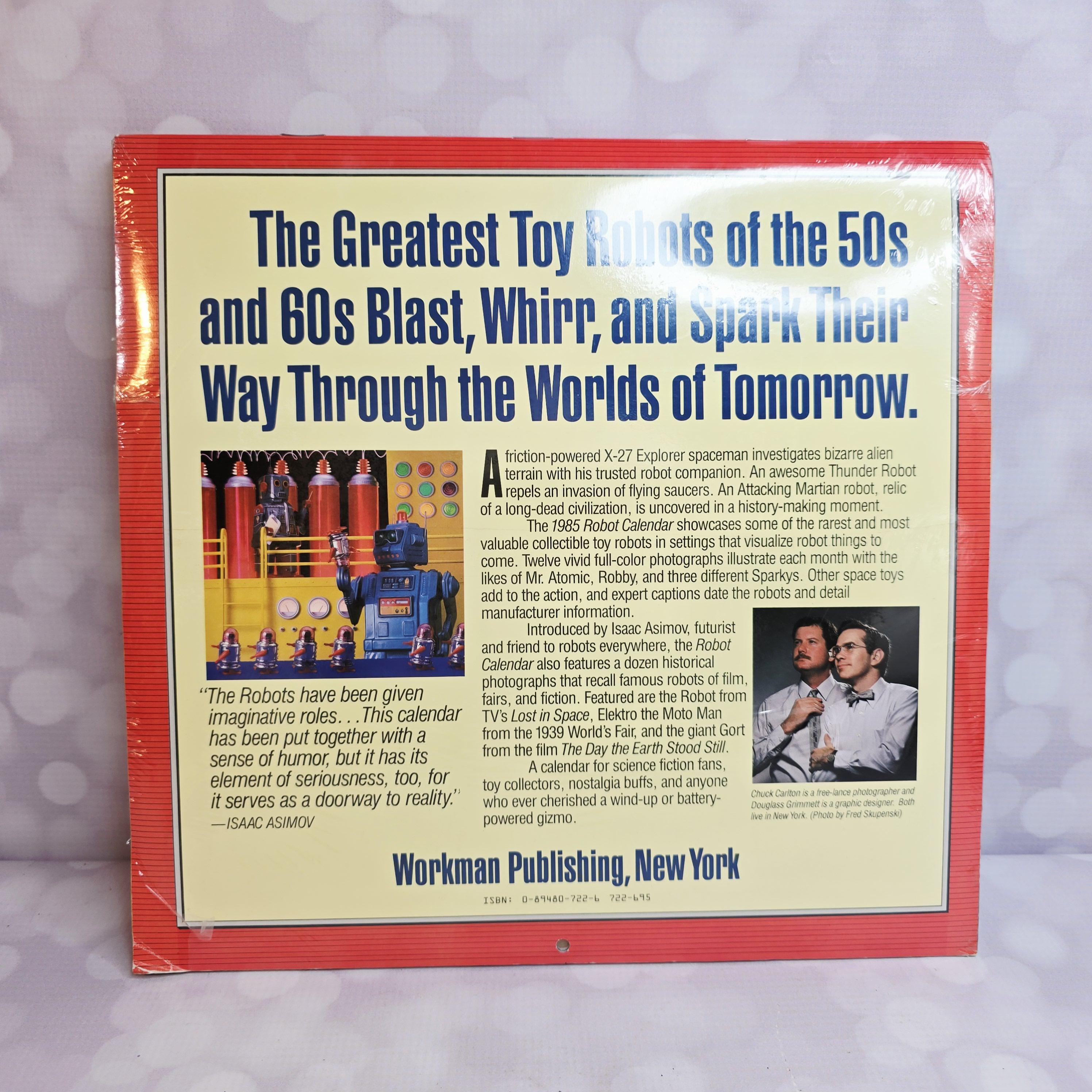 Vintage Robot Calendar, 1985 - Etsy