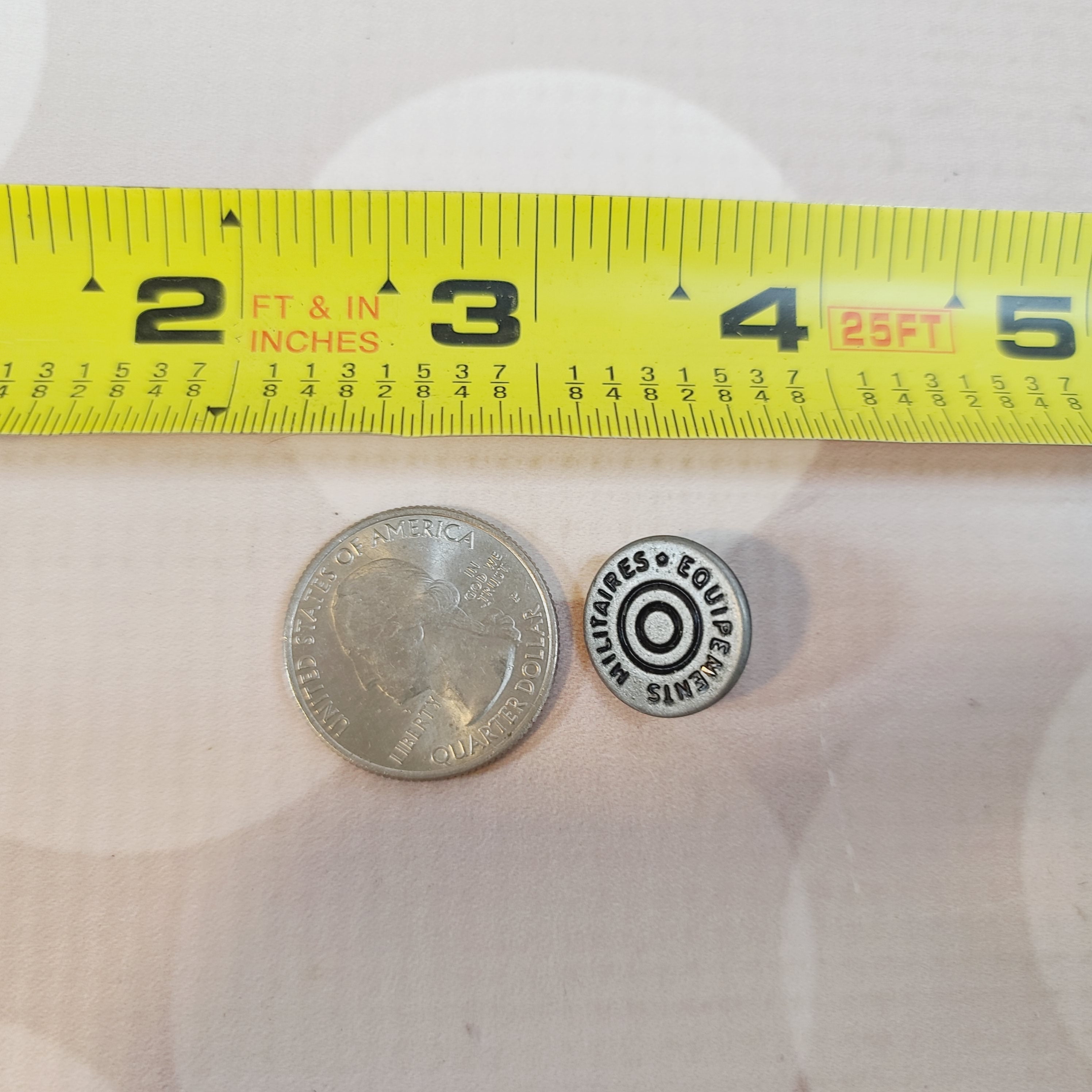 Vintage Militaires Equipment Buttons, Set of 20, New Old