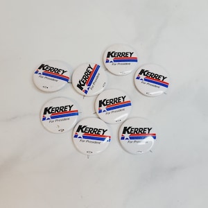 Vintage Kerrey for President Political Button Lot