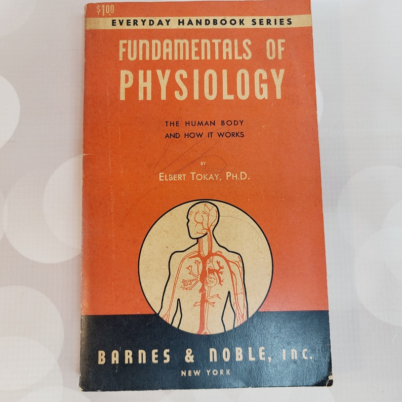 Vintage Fundamentals of Physiology Book, 1947 - Etsy
