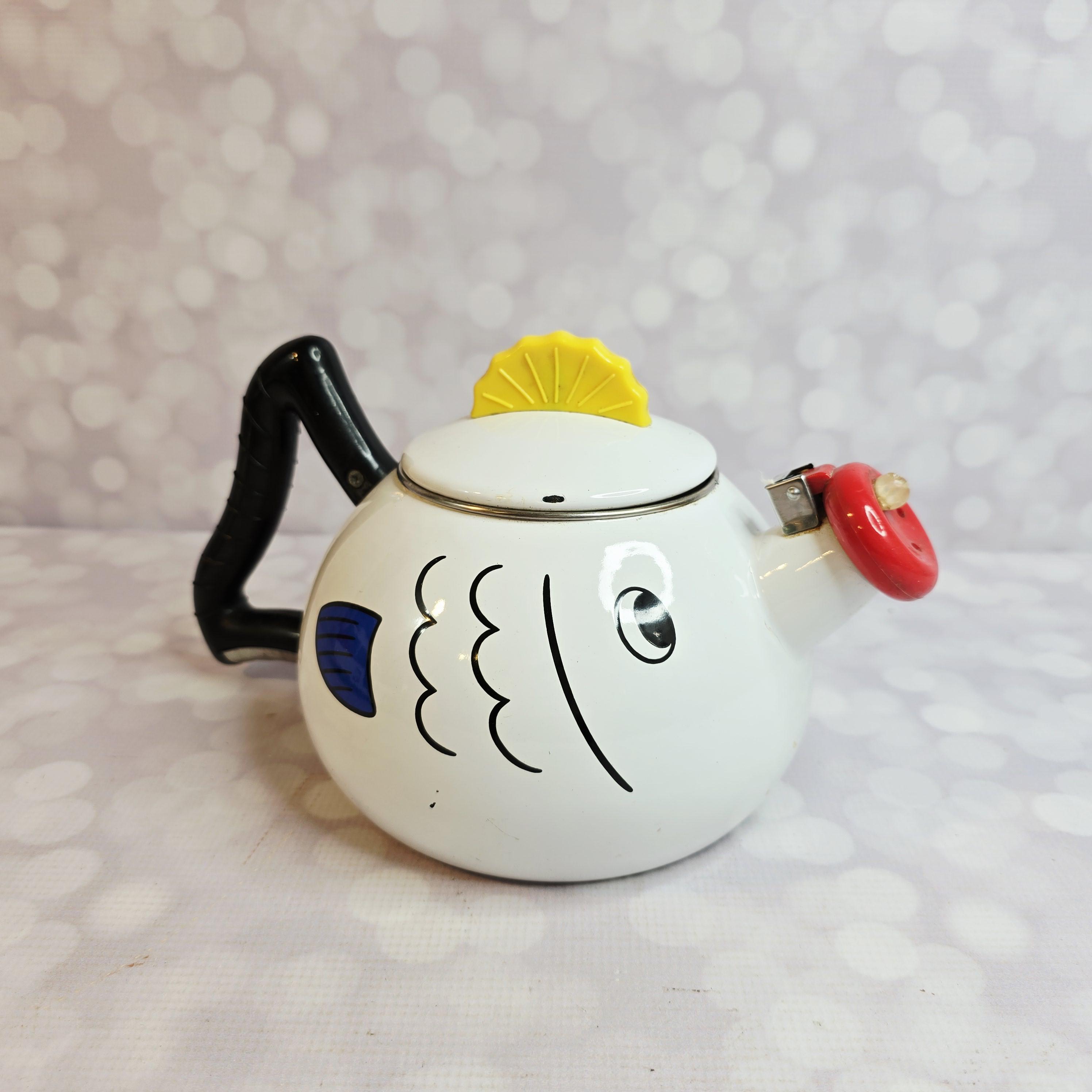 Vintage Kamenstein Fish Tea Kettle - Etsy
