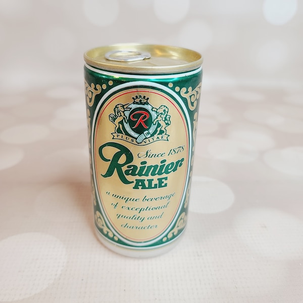 Vintage Rainier Ale Flat Top Beer Can