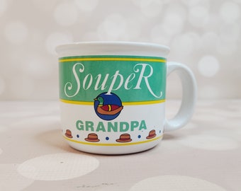 Taza vintage "Abuelo Souper", regalo para el Día del Padre
