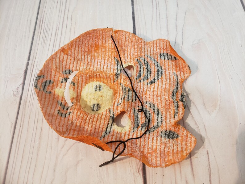 Antique Gauze Pig Halloween Mask